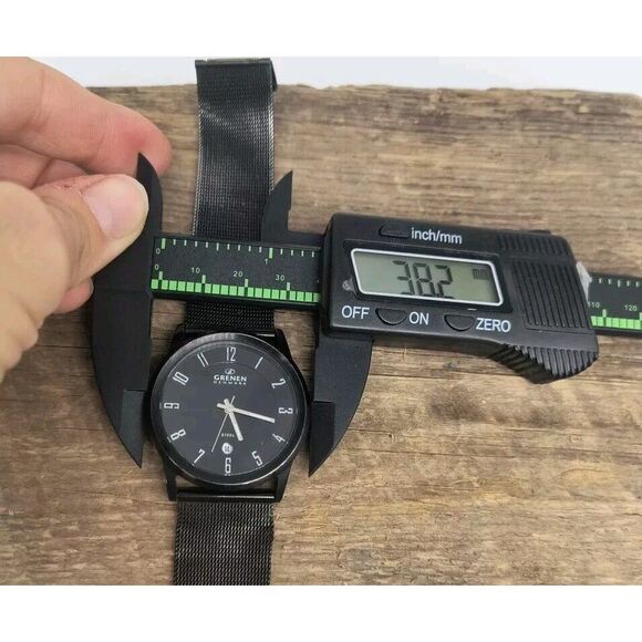 Grenan Skagen Mens  M-24XLBBB Black Steel Watch - Picture 8 of 8